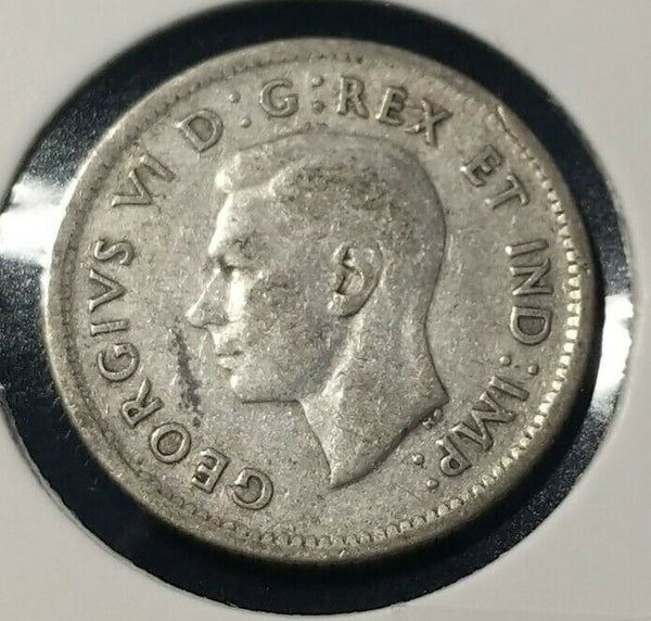 Canada 1942 10 Cent  KM# 34 #363    9B