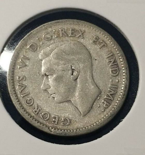 Canada 1940 10 Cent Rotated Die KM# 34  #420 9B