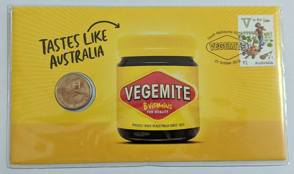2019 Australia PNC $1 UNC Coin - Vegemite Tastes Like Australia