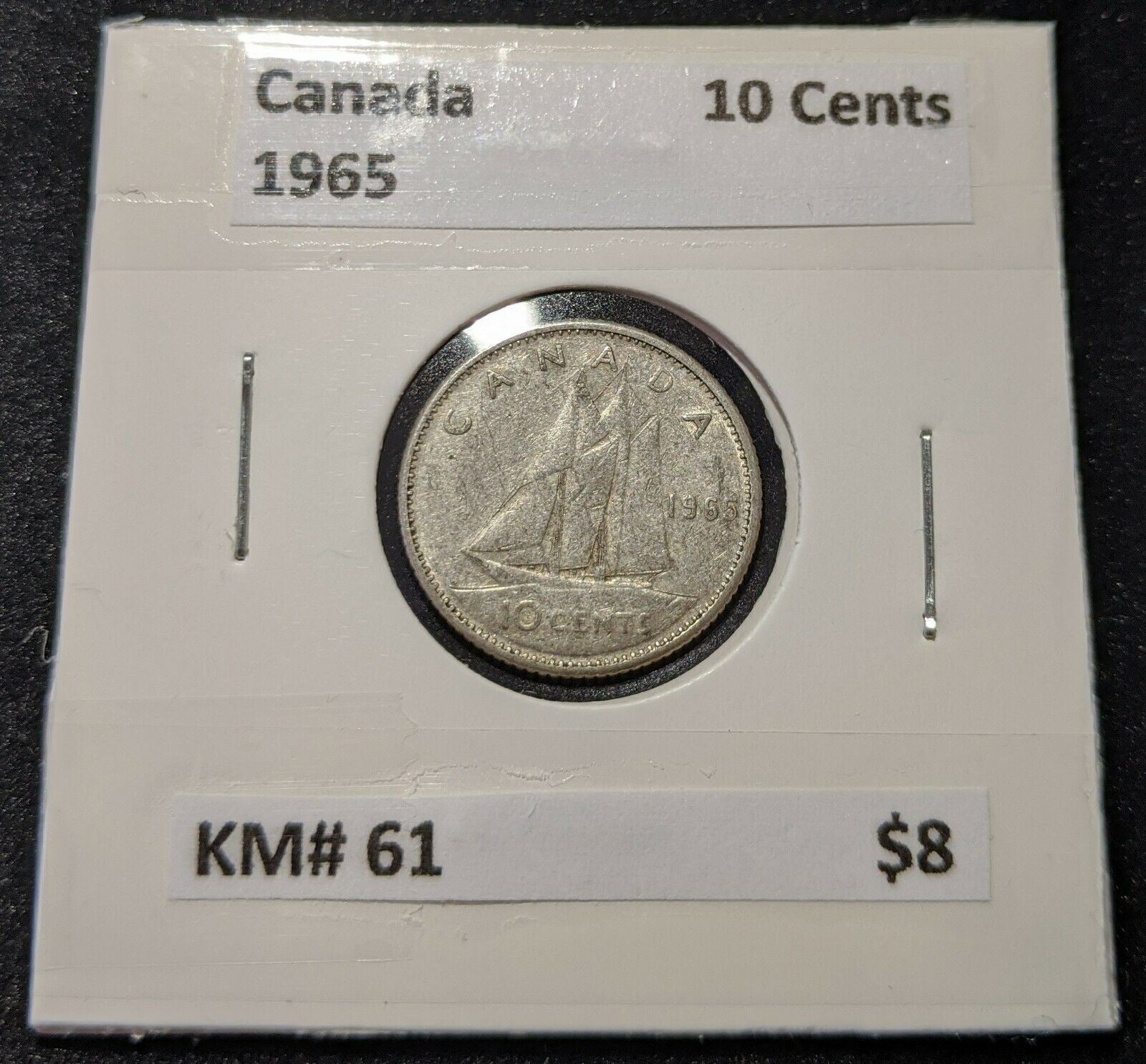 Canada 1965 10 Cent  KM# 61