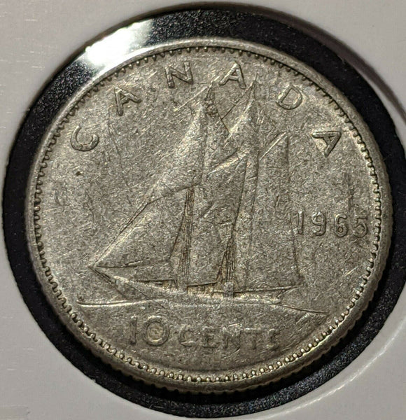 Canada 1965 10 Cent  KM# 61