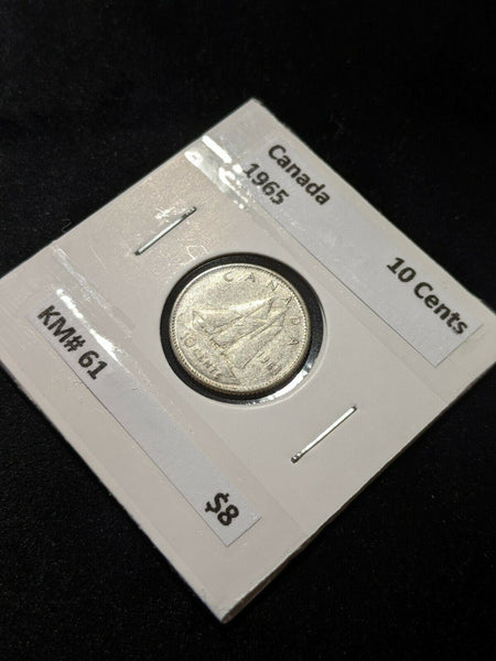 Canada 1965 10 Cent  KM# 61