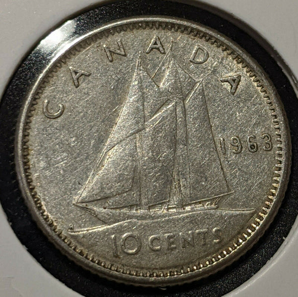 Canada 1963 10 Cent  KM# 51