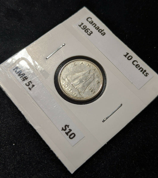 Canada 1963 10 Cent  KM# 51