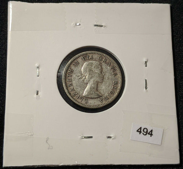 Canada 1953 NSF 10 Cent  KM# 51 #494     9C