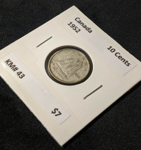 Canada 1952 10 Cent  KM# 43 #449     9C