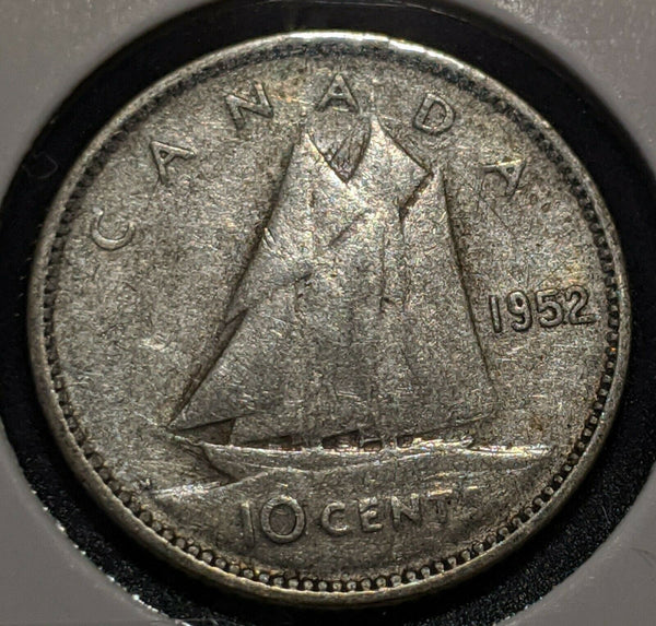 Canada 1952 10 Cent  KM# 43 #452   9C
