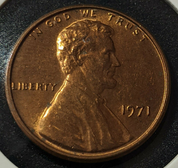 USA 1971 One Cent  KM# 201