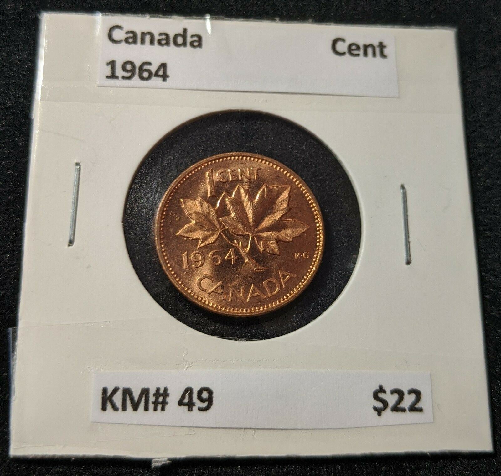 Canada 1964 Cent KM# 49