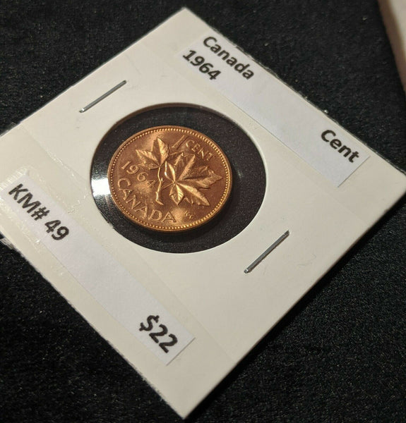 Canada 1964 Cent KM# 49