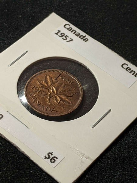 Canada 1957 Cent KM# 49