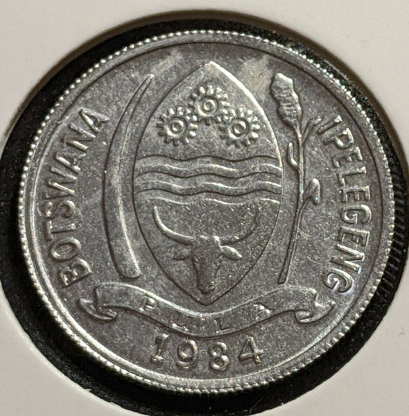 Botswana 1984 Thebe KM# 3