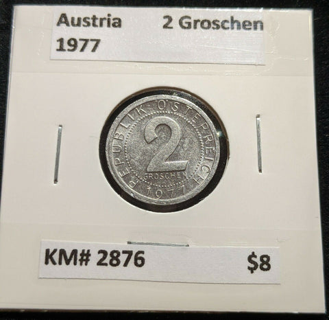 Austria 1977 2 Groschen KM# 2876 #545    #15A