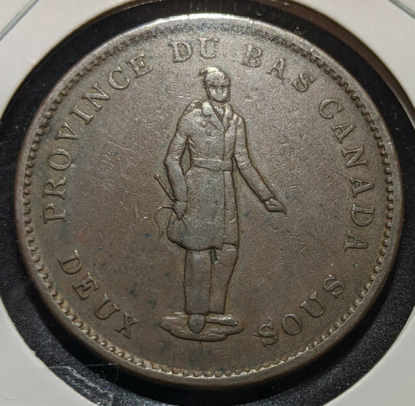 Canada 1837 No period - ^^ Penny 1d KM# Tn11