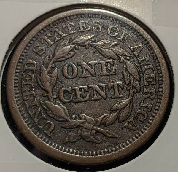 USA 1848 Cent 1c KM# 67