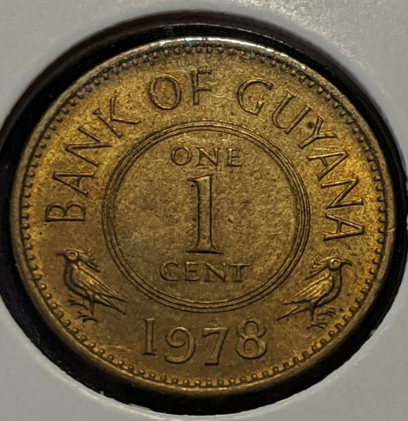 Guyana 1978 One Cent 1c KM# 31 #081   8C