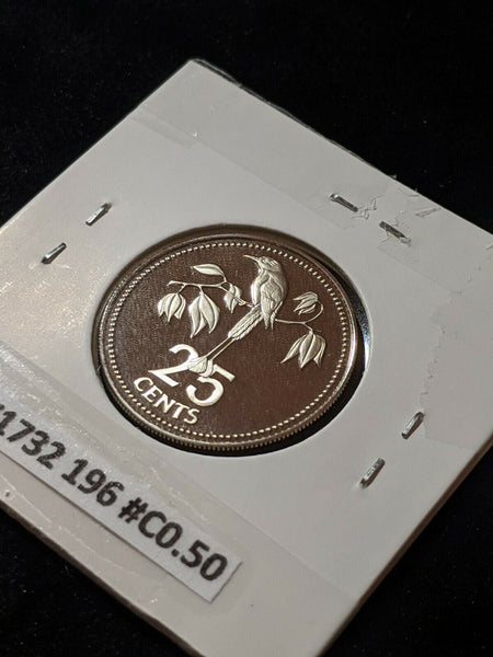 Belize 1976FM (P) Proof Twenty Five Cent 25c KM# 49
