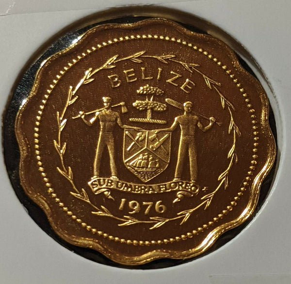 Belize 1976FM (p) Proof One Cent 1c KM# 46