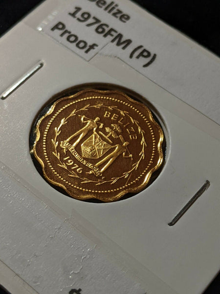 Belize 1976FM (p) Proof One Cent 1c KM# 46