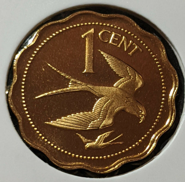 Belize 1976FM (p) Proof One Cent 1c KM# 46