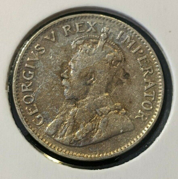 South Africa 1933 3d Threepence KM# 15.2 Cleaned #017  #11B