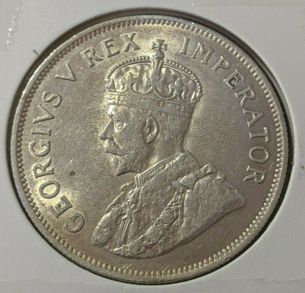 South Africa 1924 2-1/2 Shillings KM# 19.1 Cleaned