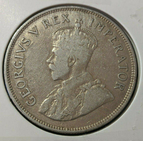 South Africa 1923 2-1/2 Shillings KM# 19.1 Cleaned
