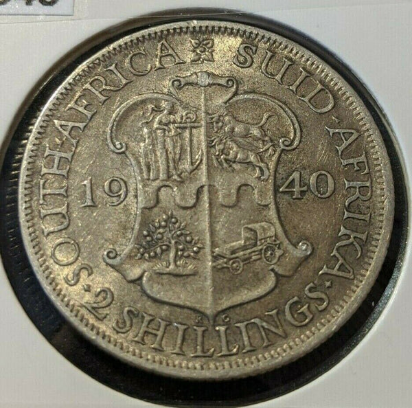 South Africa 1940 2 Shilling KM# 29