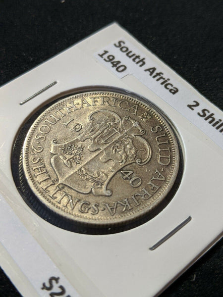 South Africa 1940 2 Shilling KM# 29