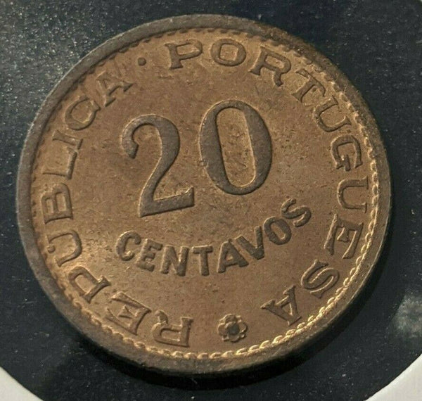 Timor 1970 20 Centavos KM# 17  #005  10C