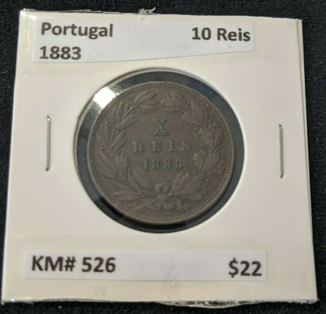 Portugal 1883 10 Reis KM# 526