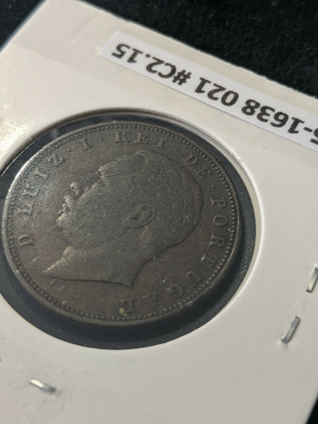 Portugal 1883 10 Reis KM# 526