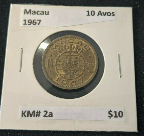 Macau 1967 10 Avos  KM# 2a