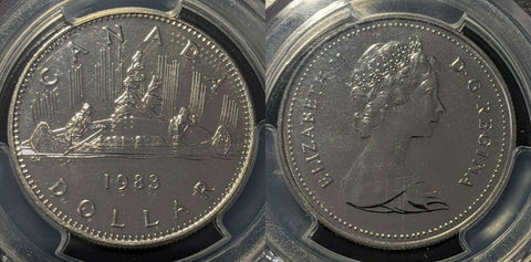 Canada 1983 One Dollar $1 Voyageur PCGS PL68 Proof Like FDC UNC TOP OF POP