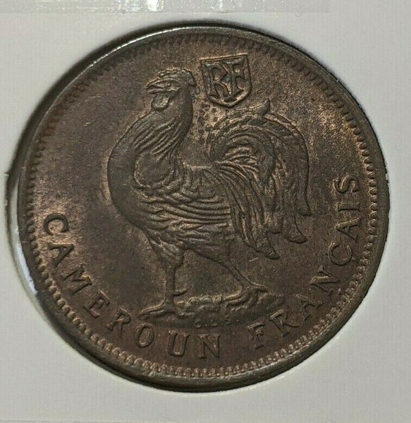 Cameroon 1943 50 Centimes KM# 4 #113