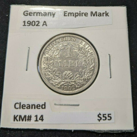 Germany 1902 A Empire Mark Cleaned KM# 14 #103   8C