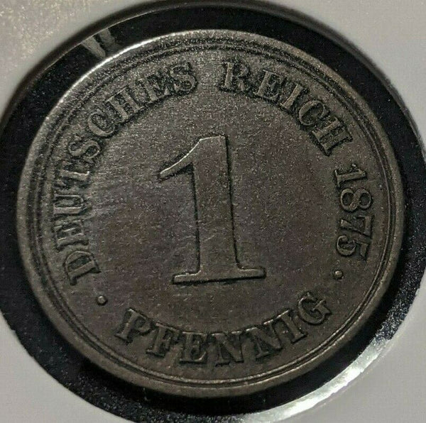 Germany 1875 A Pfenning KM# 1 #012   7B