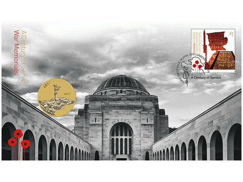 PNC Australia 2018 War Memorials A Centenary of Service Perth Mint $1 Coin