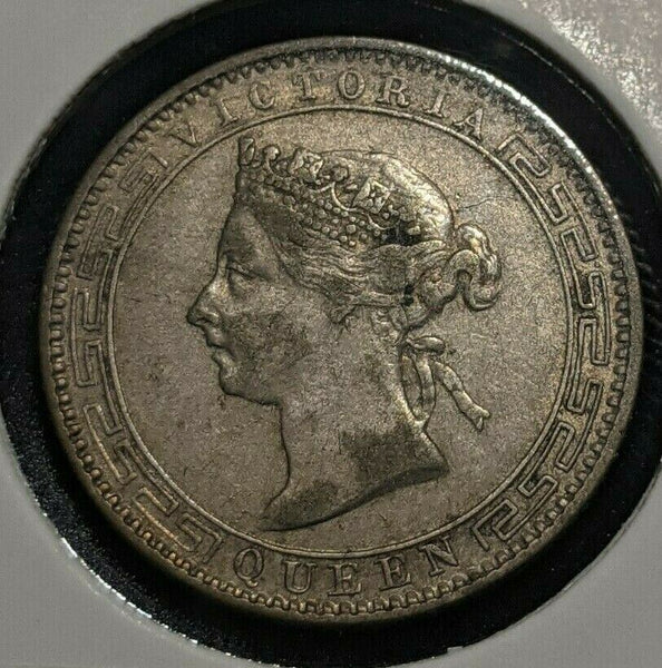 Ceylon 1893 25 Cents KM# 95 #156