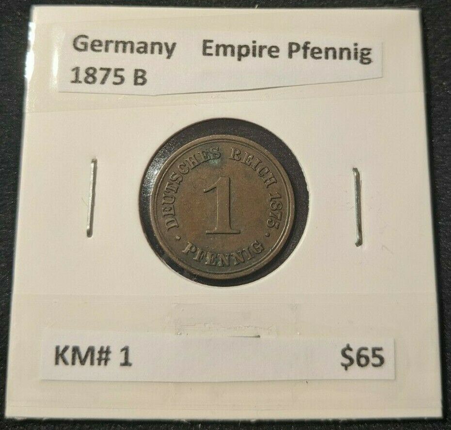 Germany Empire 1875 B Pfennig KM# 1   #292  7B