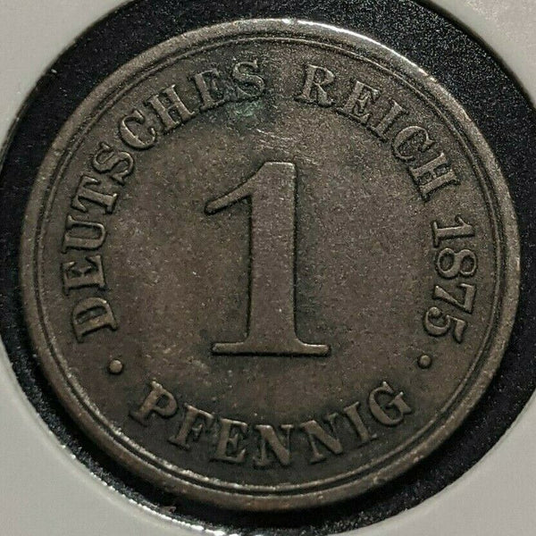 Germany Empire 1875 B Pfennig KM# 1   #292  7B