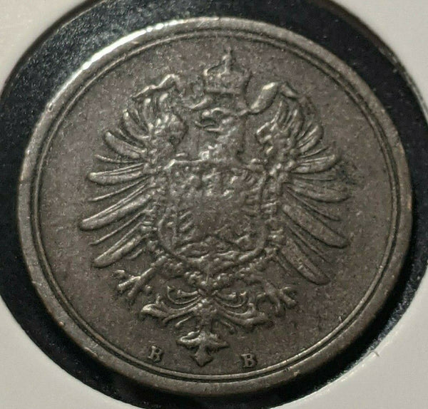 Germany Empire 1875 B Pfennig KM# 1   #292  7B