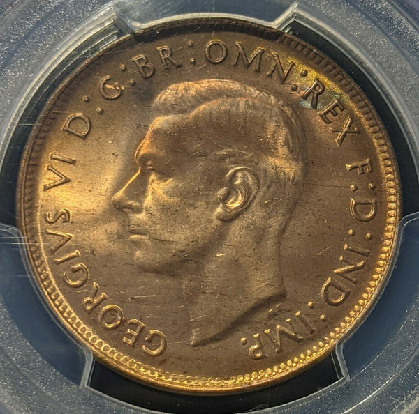 1948 M Penny 1d Australia MS64RD PCGS GEM UNC  #1503