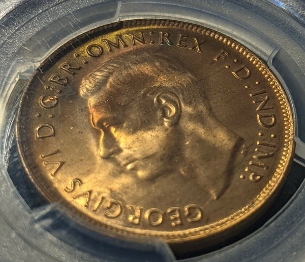 1948 M Penny 1d Australia MS64RD PCGS GEM UNC  #1503