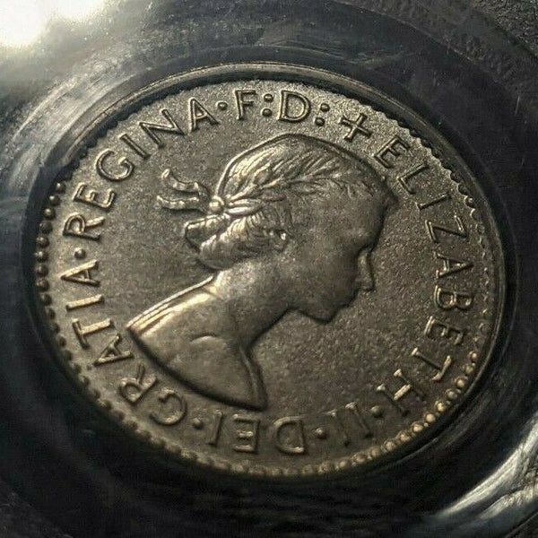 1956 (m) Proof Threepence 3d Australia PCGS PR66 GEM UNC  #1508