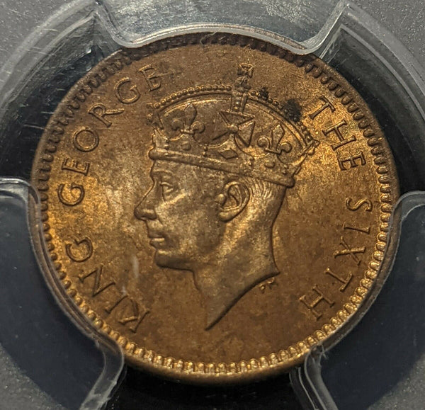 Seychelles 1948 One Cent 1c KM# 5 PCGS MS63 RB Choice UNC #1535