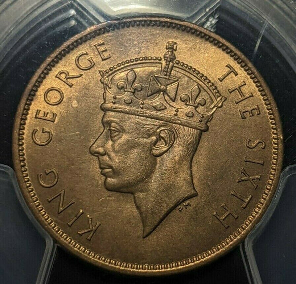 British Honduras 1950 One Cent KM# 24 PCGS MS64 RD GEM UNC #1537