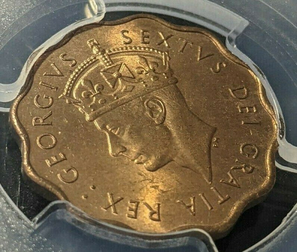 Cyprus 1949 piastre KM# 30 PCGS MS64RD GEM UNC EX Arielle Collection #1552