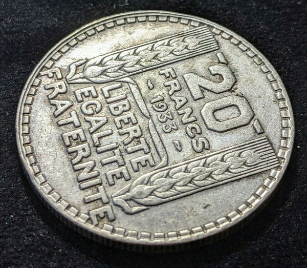 France 1933 20 Francs KM# 879 #206