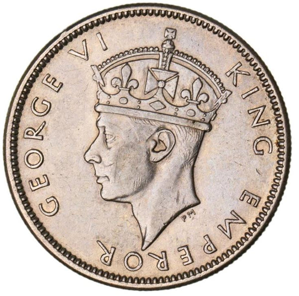 Fiji 1942 S Shilling 1/- KM# 12a Scratches #078